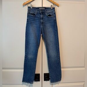 Joes Jeans Mod Rise Ankle Classic Blue Women's Jeans Sz 25